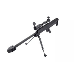 SW-01 sniper rifle replica (with scope) - black