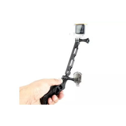 Tactical style Stand, Grip and Extender for GOPRO 3/3+ - Black