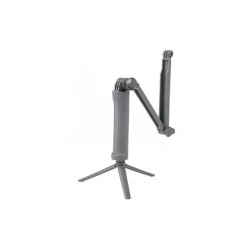 Adjustable Tripod with Mounts for Sports Cameras - Grey