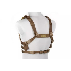 Tactical Low Profile Chest Rig type vest - Coyote Brown