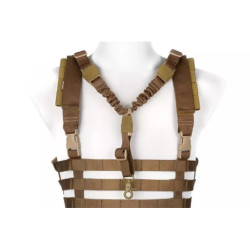 Tactical Low Profile Chest Rig type vest - Coyote Brown