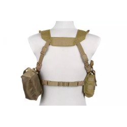 Split Front Chest Rig Gen V Tactical Vest - Khaki