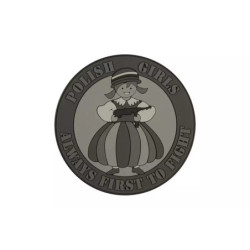 POLISH GIRLS Emblem - PVC - Grey