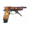 M93R AEP Fire Pattern Custom (Red Frame) Automatic Pistol Replica