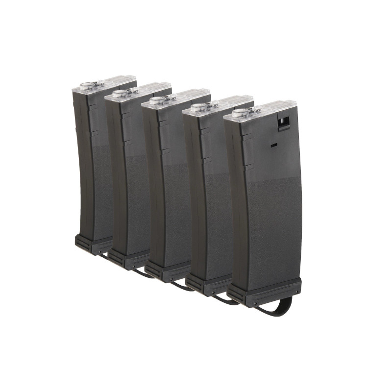 B-Hive Tracer Mid-Cap 150 BB M4/M16 Magazine (Set of 5 Pcs)