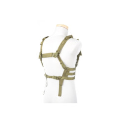 Low Profile Chest Rig Tactical Vest - Olive Drab