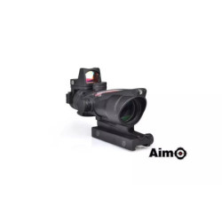 4X32C ACOG (Fibre Optics Illumination + RMR Sight) Replica - Black