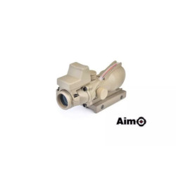 4X32C ACOG (Fibre Optics Illumination + RMR Sight) Replica - Tan