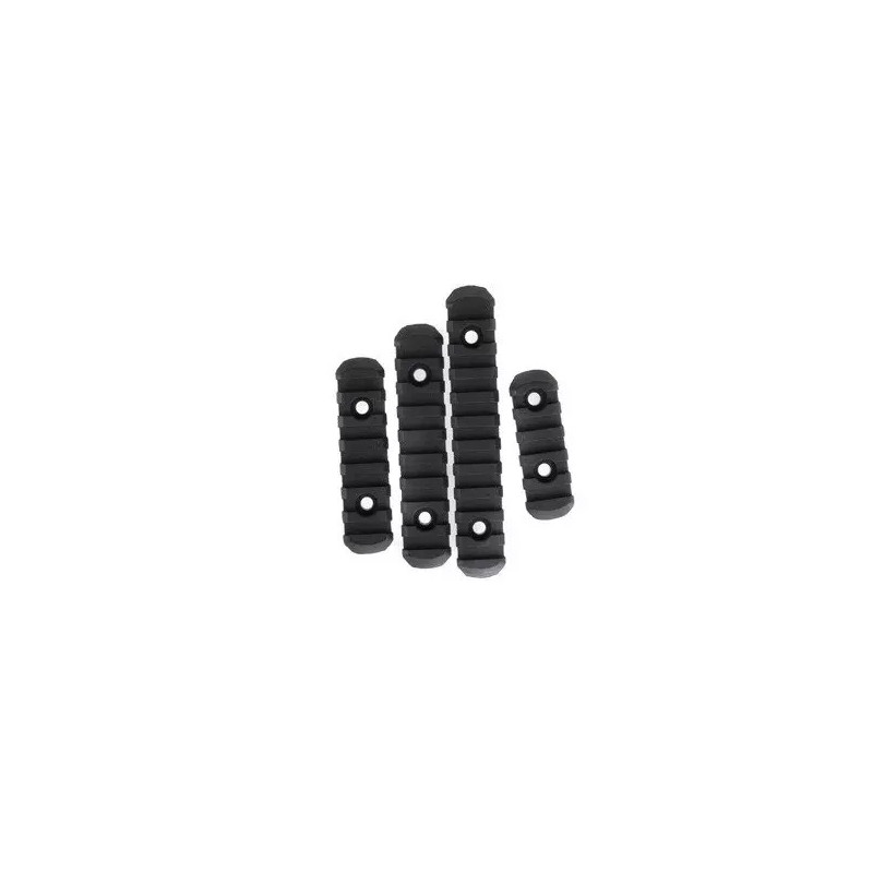 A set of polymer RIS rails for the MOE grip - black