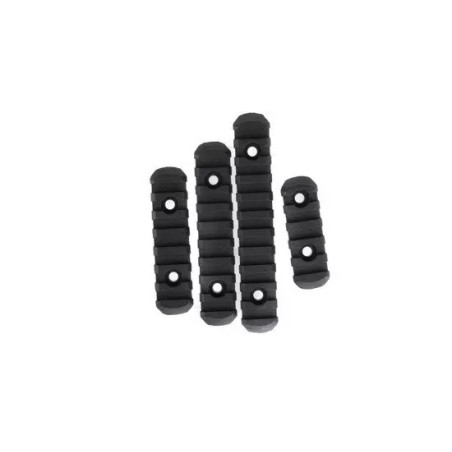 A set of polymer RIS rails for the MOE grip - black