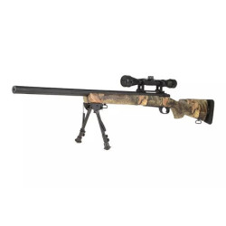 SW-04J Army Sniper Rifle Replica with Scope and Bipod - OakWood Camo