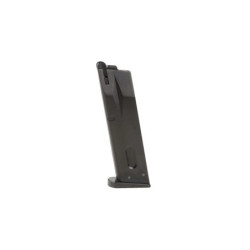 Low-Cap 25 BB Gas Magazine for WE M9/M92F Replicas - Black