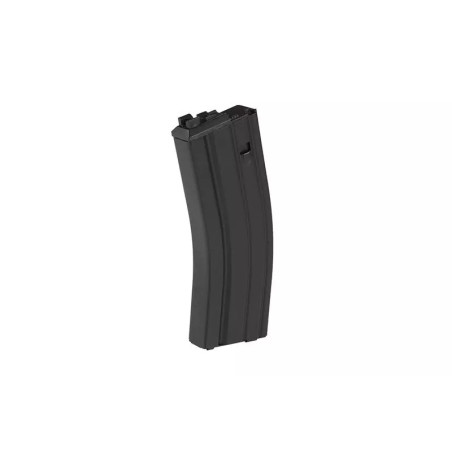 30+2rnds. Real-cap Gas magazine for WE M4/ SCAR replica - black