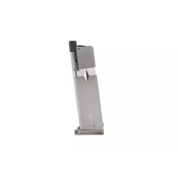 Low-Cap 15 BB Gas Magazine for WE Mak Replicas - Silver