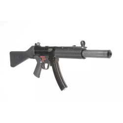 Apache SD1 Submachine Gun Replica (Fixed Stock Version) - Black