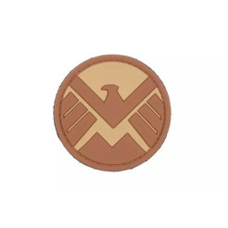 Shield - 3D Badge - Tan