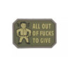 All Out - 3D Badge - Olive Drab