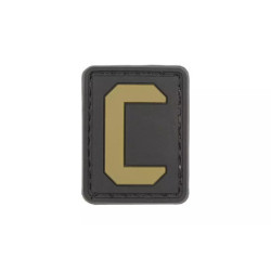 Letter C - 3D Badge