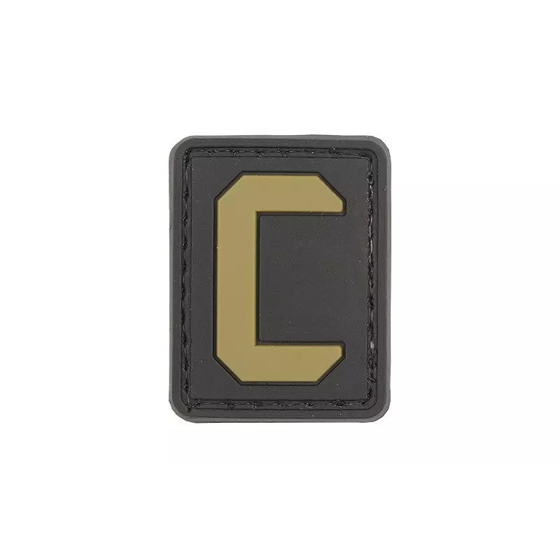 Letter C - 3D Badge