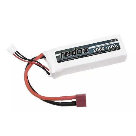 LiPo 2000 mAh 7.4V Battery - 20C