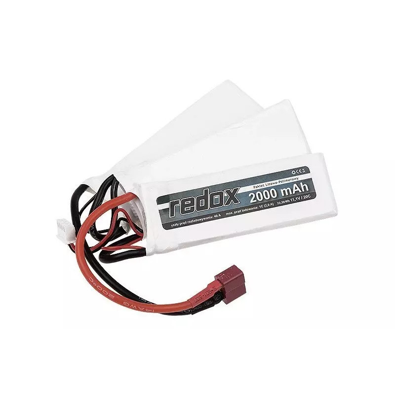 LiPo 2000 mAh 11.1V Battery - 20C