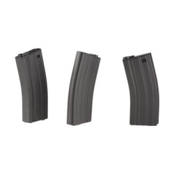 Set of 5 Low-Cap 70 BB Magazines for M4/M16 Replicas - Grey