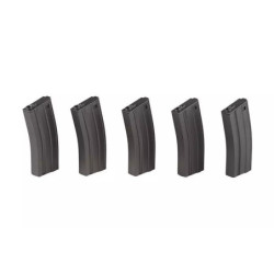 Set of 5 Real-Cap 30 BB Magazines for M4/M16 Replicas - Grey