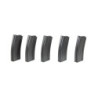 Set of 5 Mid-Cap 100 BB Magazines for M4/M16 - Grey