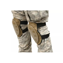 Set of knee protection pads  - sand