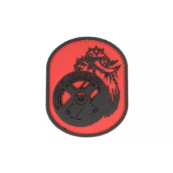 Berserker PVC Badge - Red