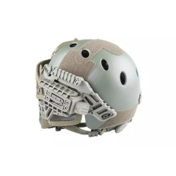 FAST PJ G4 System Helmet Replica with Face Shield - Olive Green