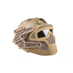 FAST PJ G4 System Helmet Replica with Face Shield - Coyote