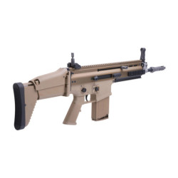 WE MK17 MOD 0 Open Bolt Assault Rifle Replica - Tan