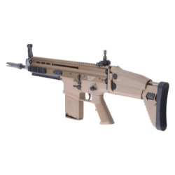 WE MK17 MOD 0 Open Bolt Assault Rifle Replica - Tan