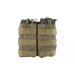 Double Open I Pouch for AK/M4/G36 Magazines - Olive Drab