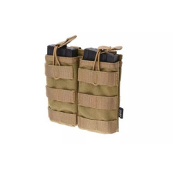 Double Open I Pouch for AK/M4/G36 Magazines - Tan