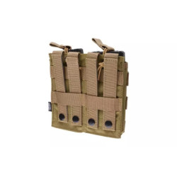 Double Open I Pouch for AK/M4/G36 Magazines - Tan