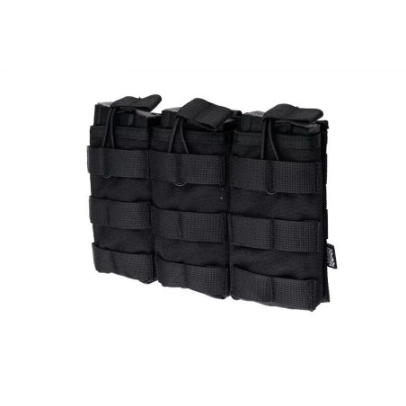 Triple Open I Pouch for AK/M4/G36 Magazines - Black