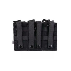 Triple Open I Pouch for AK/M4/G36 Magazines - Black