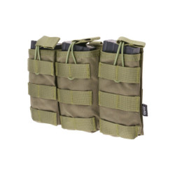 Triple Open I Pouch for AK/M4/G36 Magazines - Olive Drab