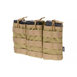 Triple Open I Pouch for AK/M4/G36 Magazines - Tan