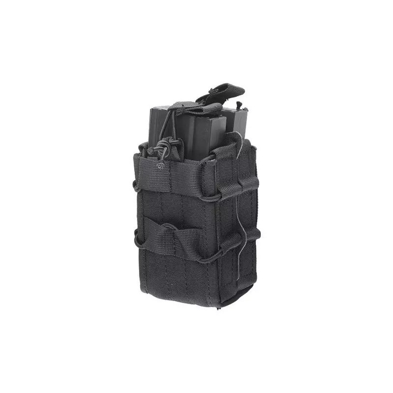 Double Universal Open II Magazine Pouch - Black