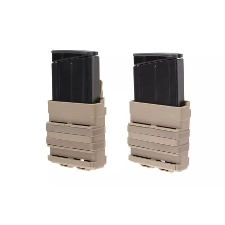 Double Open III (L) 7.62 Magazine Pouch - Tan