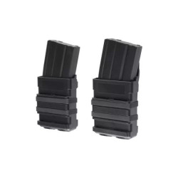 Double Open III (M) 5.56 Magazine Pouch - Black