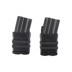 Double Open III (M) 5.56 Magazine Pouch - Black