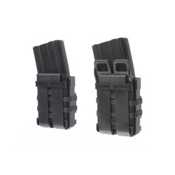 Double Open III (M) 5.56 Magazine Pouch - Black