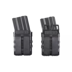 Double Open III (M) 5.56 Magazine Pouch - Black