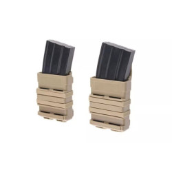 Double Open III (M) 5.56 Magazine Pouch - Tan