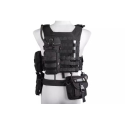 Rush Plate Carrier Tactical Vest - Black