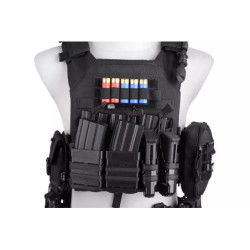 Rush Plate Carrier Tactical Vest - Black